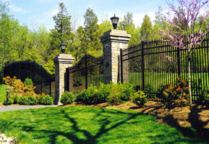 residential ornamental estate gate