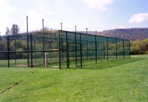 baseball or softball batting cage fencing